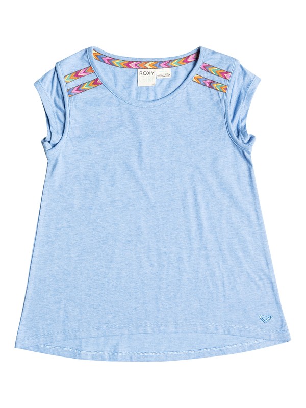 roxy, Girl's 7-14 A Frame Top, Blue Bonnet-h (bjvh) 0 Girl's 7-14 A Frame Top RRF51637 Roxy