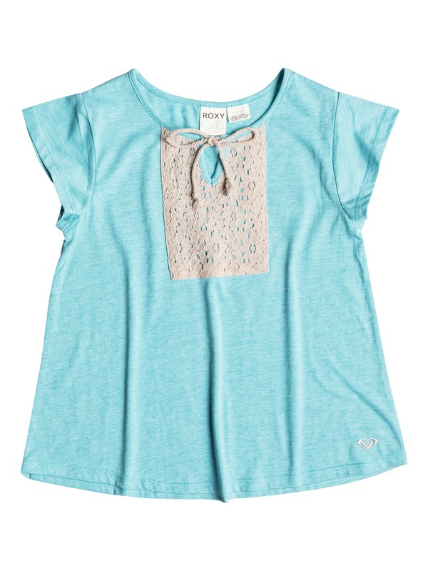 roxy, Girl's 7-14 Boho Tee, Caribbean Sea-h (bnzh) 0 Girl's 7-14 Boho Tee RRF51817 Roxy