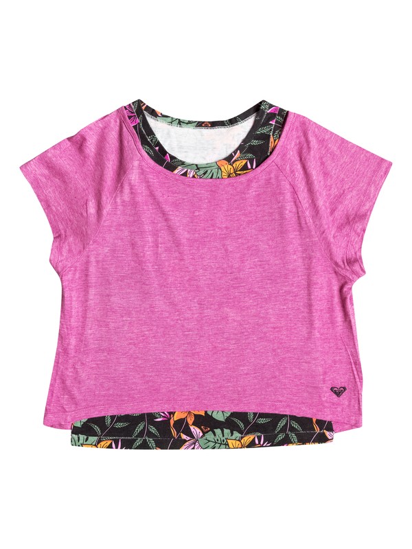 roxy, Girl's 7-14 Kona Top, Rose Violet-6 (mlk6) 0 Girl's 7-14 Kona Top RRF51897 Roxy