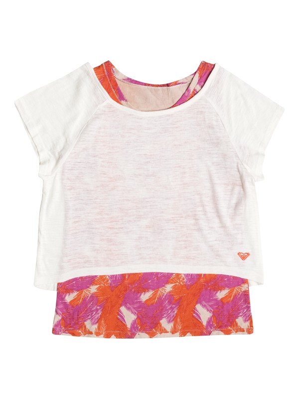 Feathered - Short Sleeve Top RRF51907 0 Girl's 7-14 Feathered Top RRF51907 Roxy
