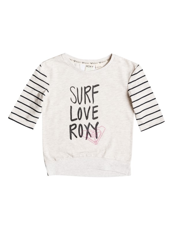 roxy, Girl's 2-6 Surf Love Tee, Sandshell-h (tenh) 0 Girl's 2-6 Surf Love Tee RRF51966 Roxy