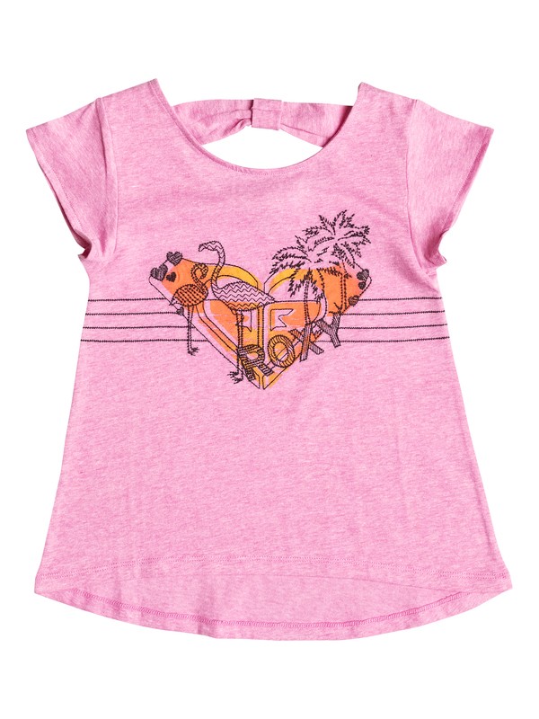 roxy, Baby Flamingo Tee, Rose Violet - Solid (mlk0) 0 Baby Flamingo Tee RRF51981 Roxy
