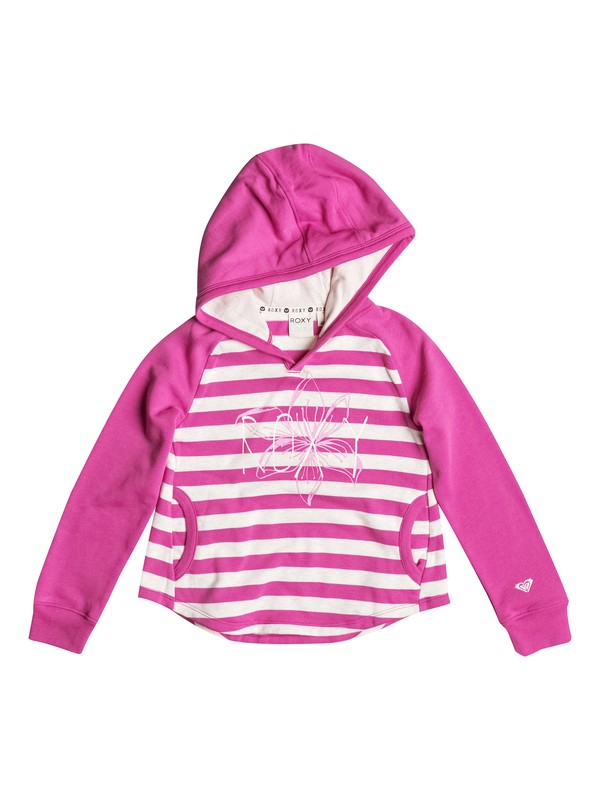 roxy, Girl's 2-6 Seaside Pullover Hoodie, Rose Violet-3 (mlk3) 0 Girl's 2-6 Seaside Pullover Hoodie RRF52016 Roxy