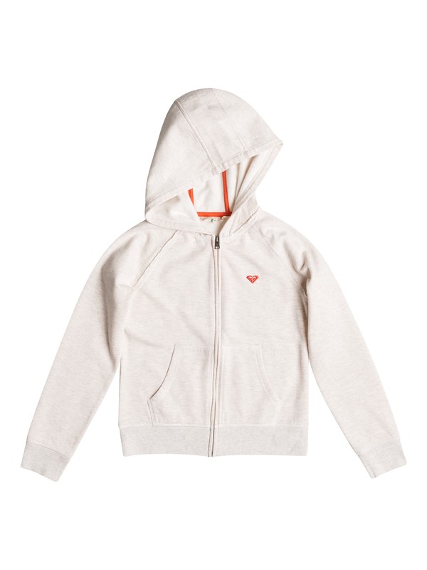 roxy, Girl's 7-14 Tabago Zip Hoodie, Sandshell (ten0) 0 Girl's 7-14 Tabago Zip Hoodie RRF52147 Roxy