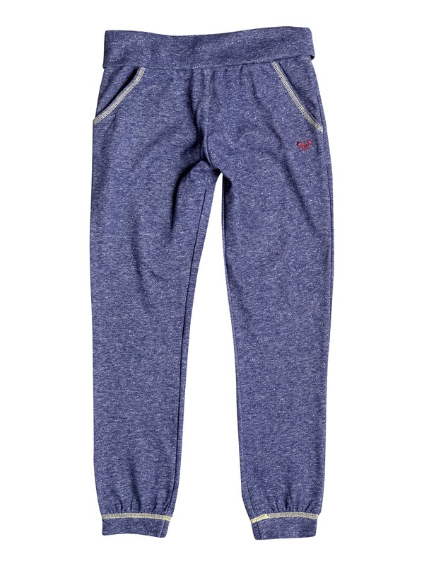 roxy, Girl's 7-14 Speckles Sweatpants, Blue Ribbon-h (pryh) 0 Girl's 7-14 Speckles Sweatpants RRF53167 Roxy