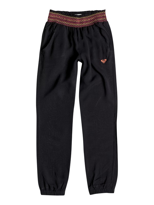 roxy, Girl's 7-14 Breezy Harem Pants, Anthracite (kvj0) 0 Girl's 7-14 Breezy Harem Pants RRF55027 Roxy