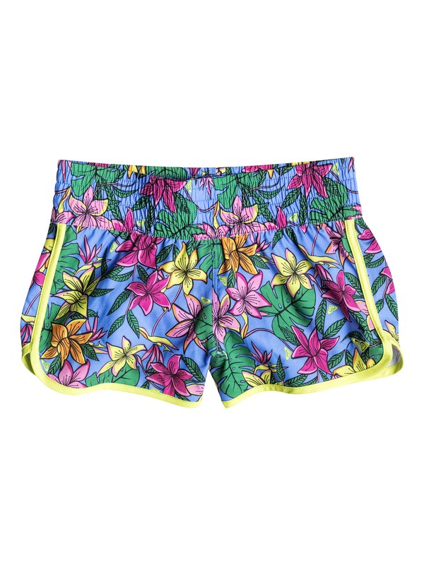 roxy, Boardshorts Hot Tropics - Niñas 7 -14, Blue Bonnet-6 (bjv6) 0 Boardshorts Hot Tropics - Niñas 7 -14 RRF55487 Roxy