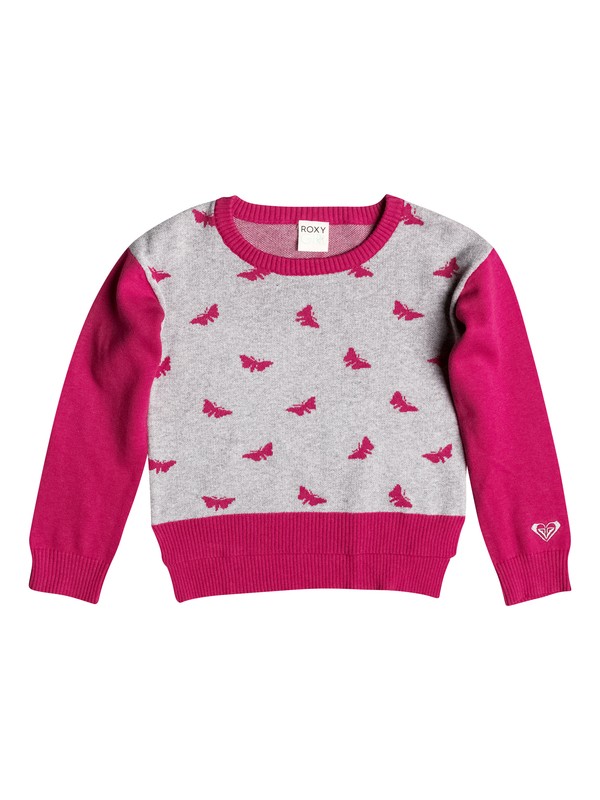 roxy, Girl's 2-6 Butterfly Kiss Pullover Sweater, Highrise-6 (sgr6) 0 Girl's 2-6 Butterfly Kiss Pullover Sweater RRF56016 Roxy