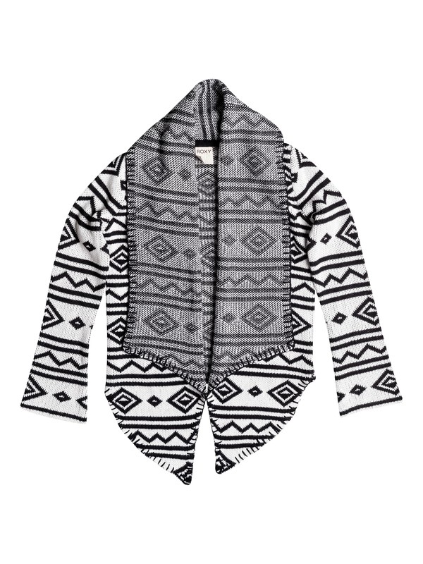 roxy, Girl's 7-14 At Dawn Cozy Sweater, Whisper White-6 (wcf6) 0 Girl's 7-14 At Dawn Cozy Sweater RRF56067 Roxy