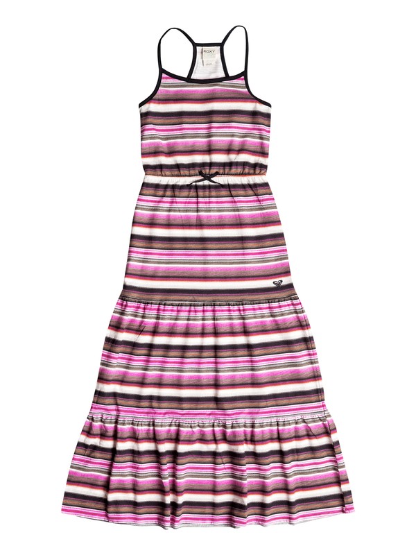 roxy, Girl's 7-14 Bunaglo Jill Maxi Dress, Anthracite-3 (kvj3) 0 Girl's 7-14 Bunaglo Jill Maxi Dress RRF58037 Roxy