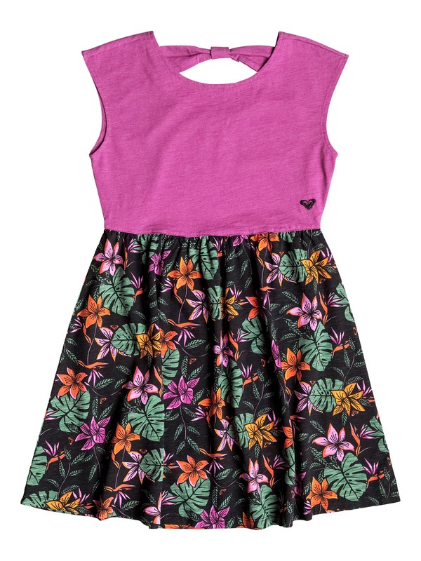 roxy, Girl's 7-14 Barbados Shore Dress, Rose Violet-6 (mlk6) 0 Girl's 7-14 Barbados Shore Dress RRF58057 Roxy
