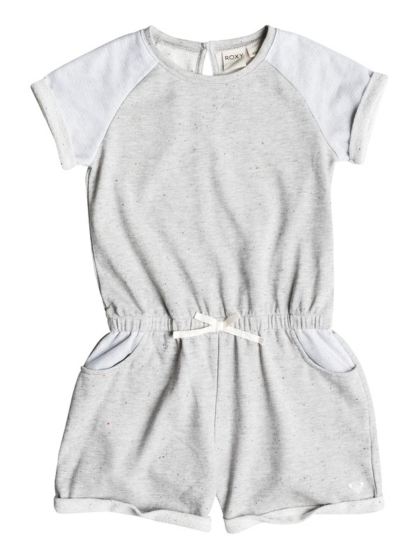 roxy, Girl's 7-14 Skater Romper, Limestone (sjs0) 0 Girl's 7-14 Skater Romper RRF58257 Roxy