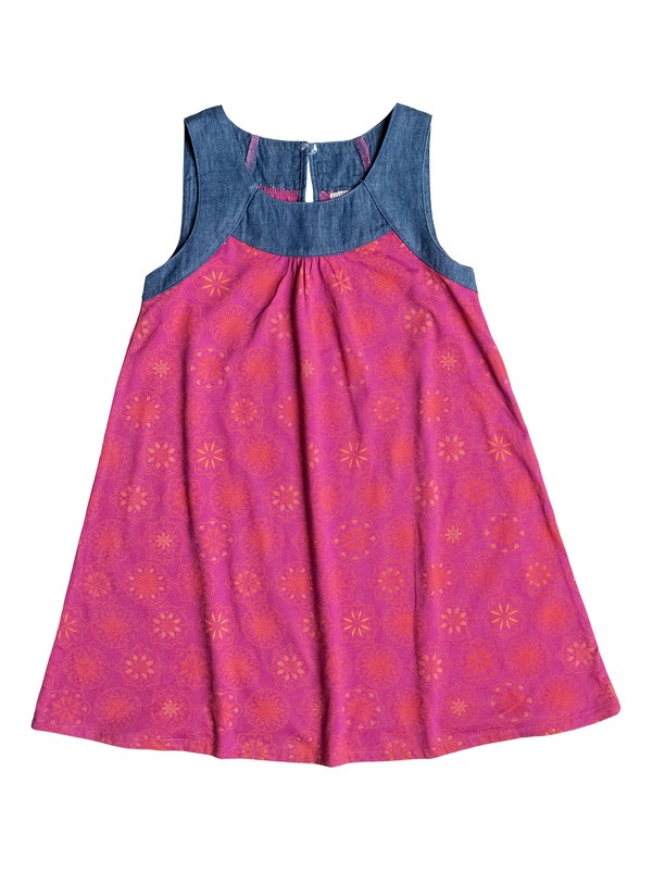 roxy, Girl's 2-6 Medallion Print Dress, Rose Violet-6 (mlk6) 0 Girl's 2-6 Medallion Print Dress RRF58376 Roxy