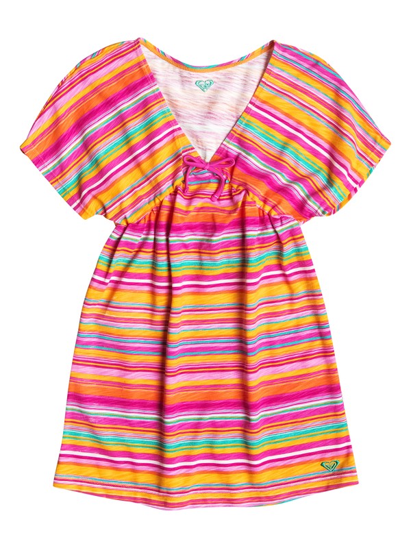 roxy, Baby Fall Tropic Striped Cover Up, Rose Violet-3 (mlk3) 0 Baby Fall Tropic Striped Cover Up RRF58391 Roxy