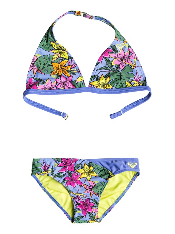 roxy, BIG TROPICS HALTER 2PC, Blue Bonnet-6 (bjv6) 0 BIG TROPICS HALTER 2PC RRF58647 Roxy