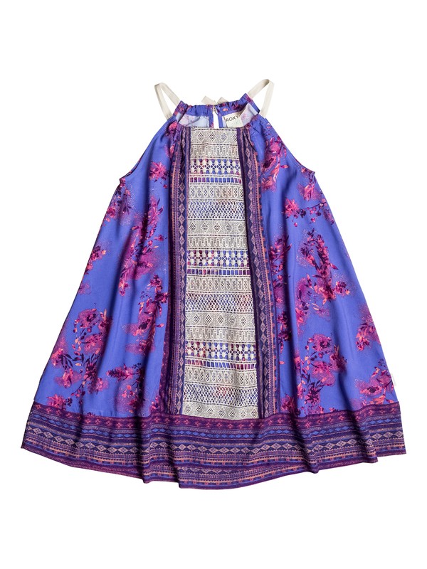 roxy, Girl's 7-14 LEILANI Dress, Violet Storm - Solid (pmy0) 0 Girl's 7-14 LEILANI Dress RRF68037 Roxy