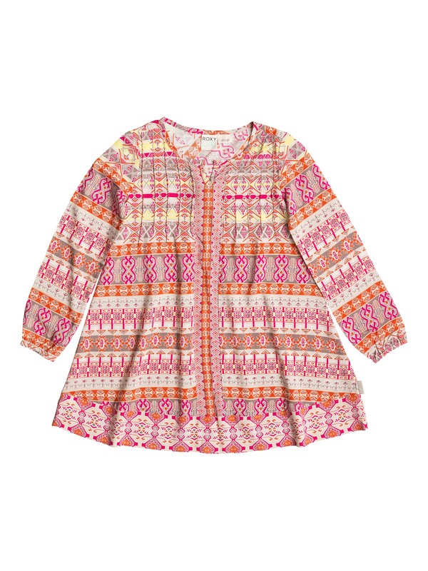 roxy, Girl's 7-14 PLAYA DAY Dress, Vermillon Orange (nle0) 0 Girl's 7-14 PLAYA DAY Dress RRF68117 Roxy