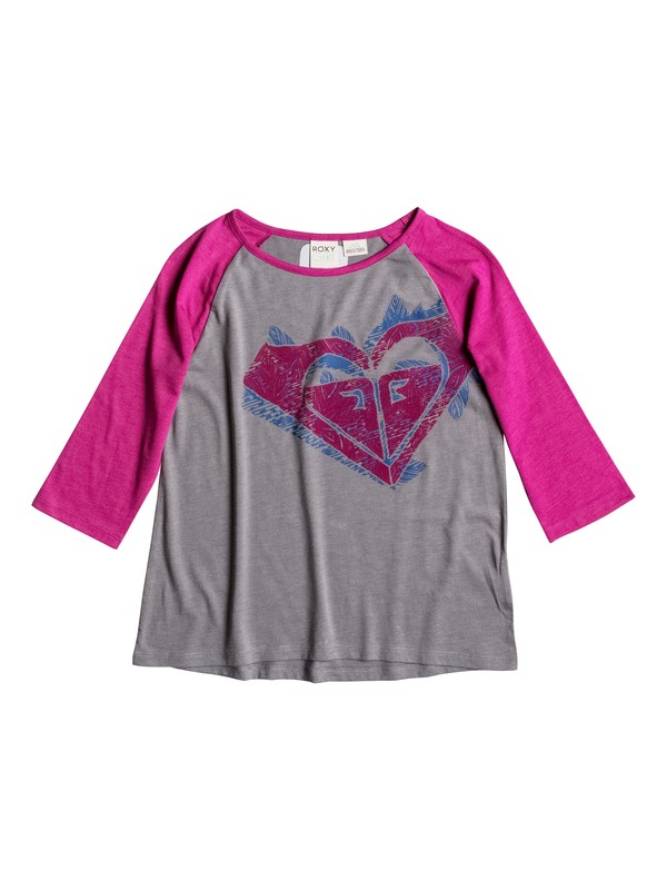 roxy, Girls 7-14 Big Vintage T-Shirt, Highrise-h (sgrh) 0 Girls 7-14 Big Vintage T-Shirt RRH51047 Roxy