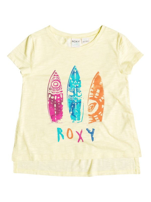 roxy, Girls 7-14 Big Birds T-Shirt, Light Sulphur (yec0) 0 Girls 7-14 Big Birds T-Shirt RRH51167 Roxy