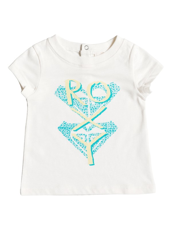 roxy, Baby Rockin T-Shirt, egret (wbs0) 0 Baby Rockin T-Shirt RRH51431 Roxy