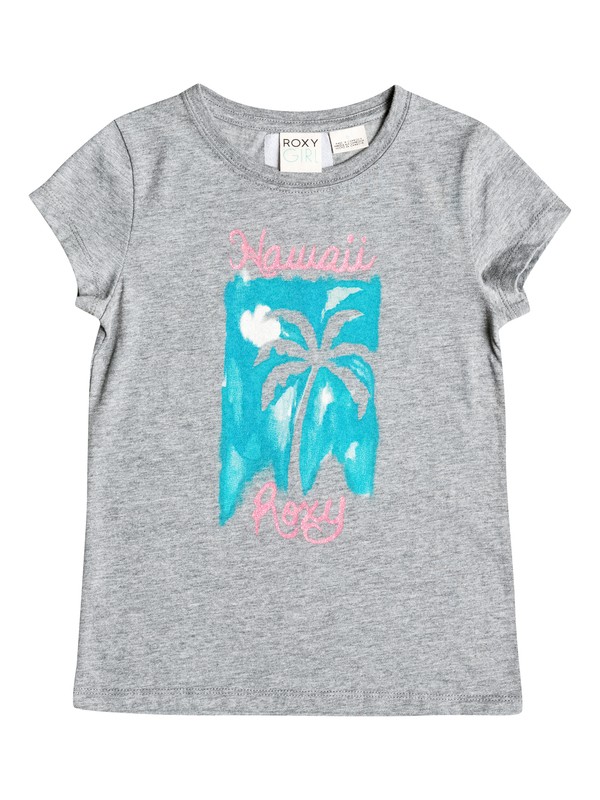 roxy, Girls 2-6 Classic Palm T-Shirt, Highrise-h (sgrh) 0 Girls 2-6 Classic Palm T-Shirt RRH51566 Roxy
