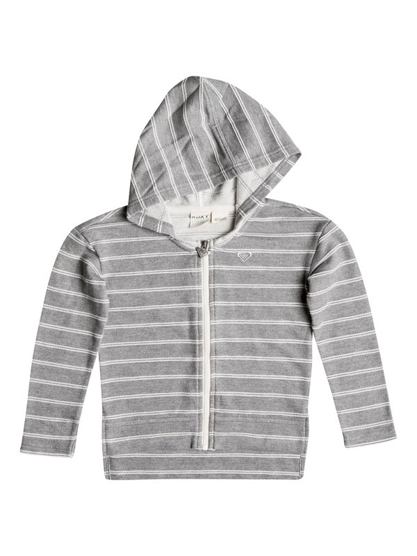 roxy, Girls 2-6 Windy Daze Zip-Up Hoodie, Highrise-h (sgrh) 0 Girls 2-6 Windy Daze Zip-Up Hoodie RRH52086 Roxy