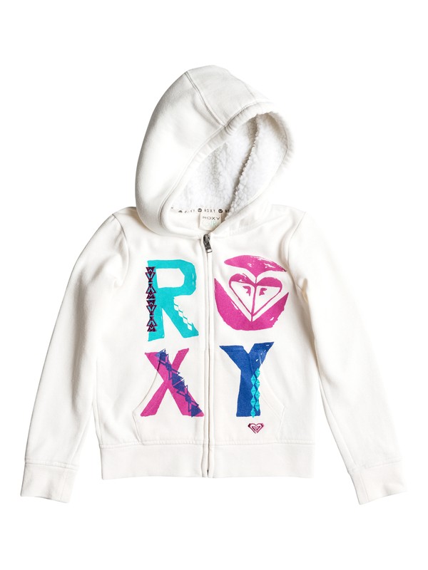 roxy, Baby Blocks Zip-Up Hoodie, egret (wbs0) 0 Baby Blocks Zip-Up Hoodie RRH52261 Roxy