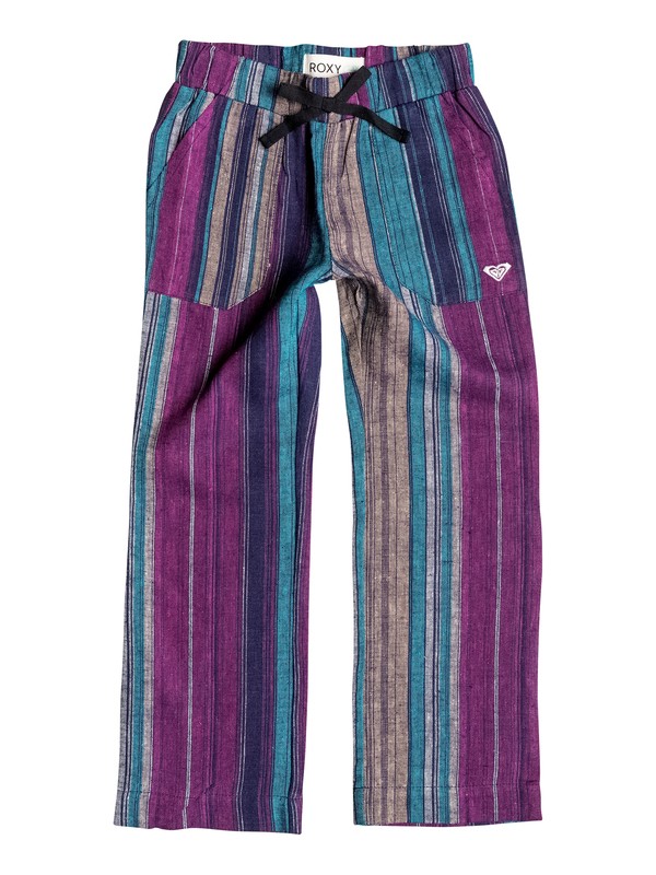 roxy, Girls 2-6 Beach Stripe Pants, Eclipse - Stripe_1 (btc3) 0 Girls 2-6 Beach Stripe Pants RRH55096 Roxy