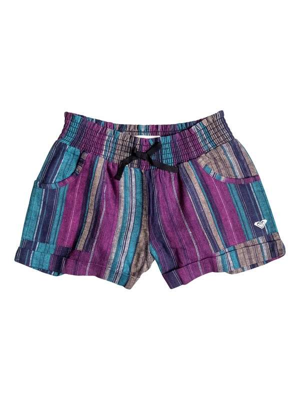 roxy, Baby Beach Stripe Shorts, Eclipse - Stripe_1 (btc3) 0 Baby Beach Stripe Shorts RRH55101 Roxy