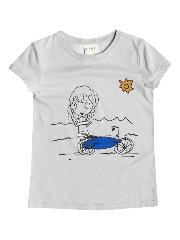 roxy, Girl's 2-6 Bikini Beach Tee, Highrise-h (sgrh) 0 Girl's 2-6 Bikini Beach Tee RRM51216 Roxy
