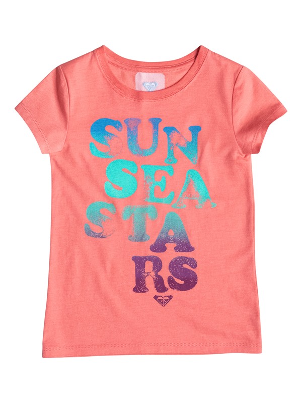 roxy, Baby Sun and Stars Tee, Sugar Coral (mjj0) 0 Baby Sun and Stars Tee RRM51291 Roxy