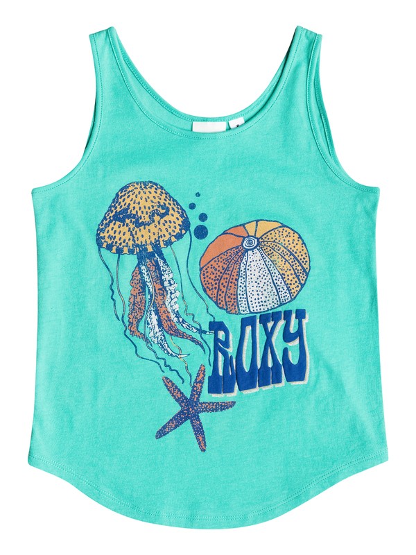 roxy, Girl's 2-6 Jellies Tank, Waterfall - Solid (bkg0) 0 Girl's 2-6 Jellies Tank RRM51346 Roxy