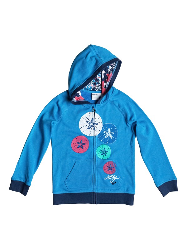 roxy, LIT CORAL BAY HOODIE, Bluebell - Solid (blv0) 0 LIT CORAL BAY HOODIE RRM52056 Roxy