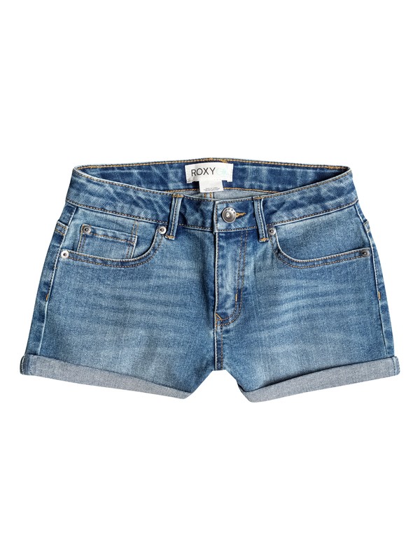 roxy, Baby CRUSH Shorts, MEDIUM WASH (bng0) 0 Baby CRUSH Shorts RRM55021 Roxy