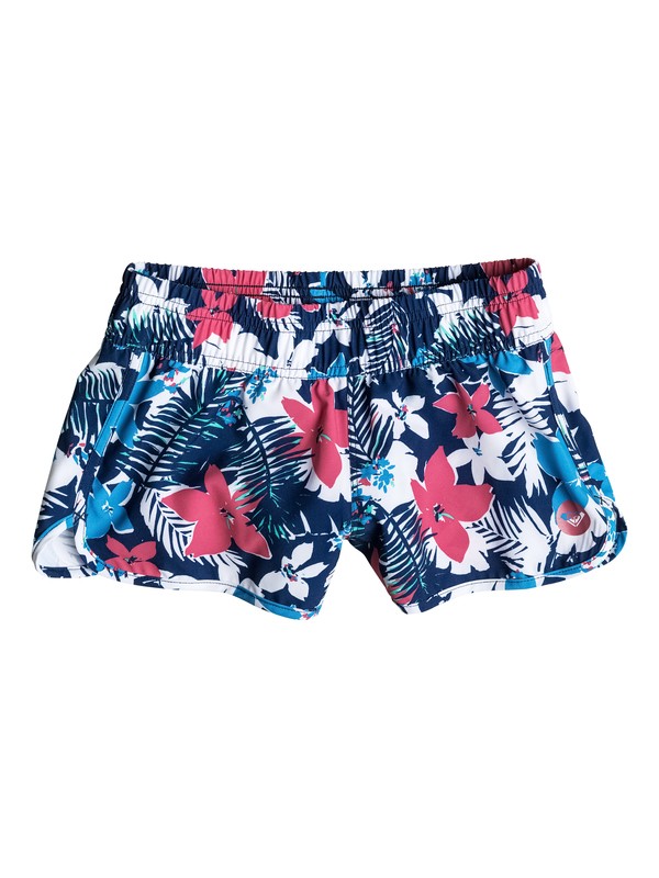 roxy, Girl's 7-14 Paradise Bound 4-Way Stretch Boardshorts, Patriot Blue-6 (bsh6) 0 Girl's 7-14 Paradise Bound 4-Way Stretch Boardshorts RRM55137 Roxy