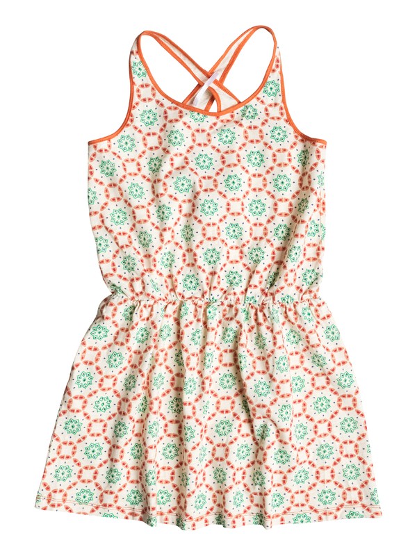 roxy, Girl's 7-14 Journey Dress, Melon - Pattern_1 (nhz6) 0 Girl's 7-14 Journey Dress RRM58037 Roxy