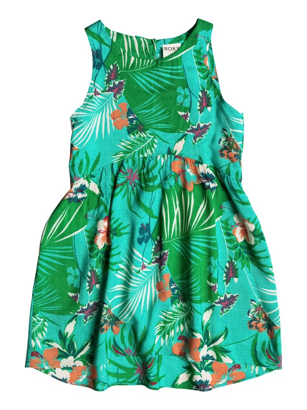 roxy, Girl's 2-6 Over Seas Dress, Waterfall-6 (bkg6) 0 Girl's 2-6 Over Seas Dress RRM58146 Roxy