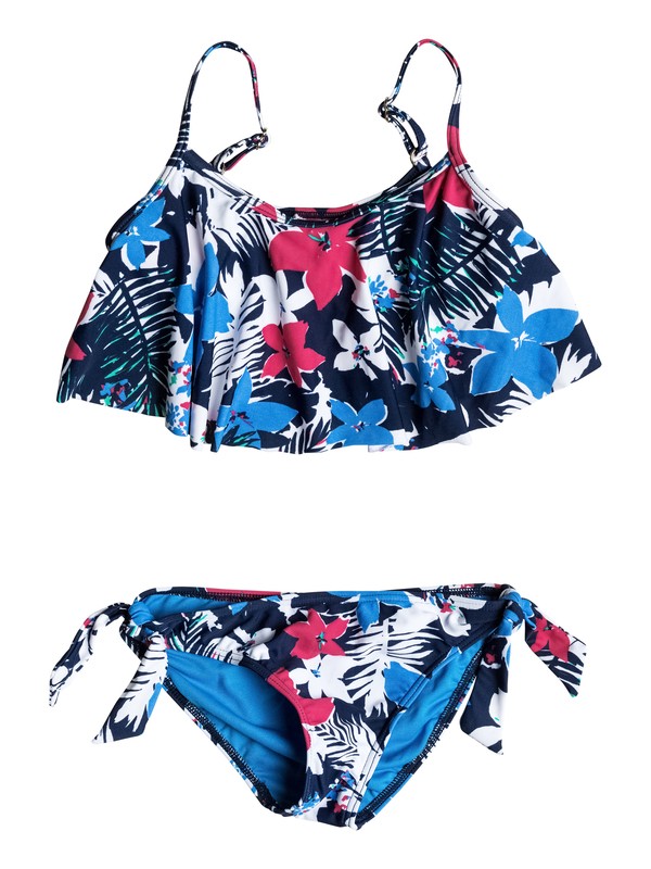 roxy, Girl's 2-6 Paradise Bound Flutter Bikini Set, Patriot Blue-6 (bsh6) 0 Girl's 2-6 Paradise Bound Flutter Bikini Set RRM58686 Roxy