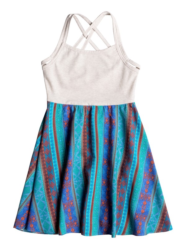 roxy, Girls 2-6 Cypress Dress, Sandshell-h (tenh) 0 Girls 2-6 Cypress Dress RRM68196 Roxy