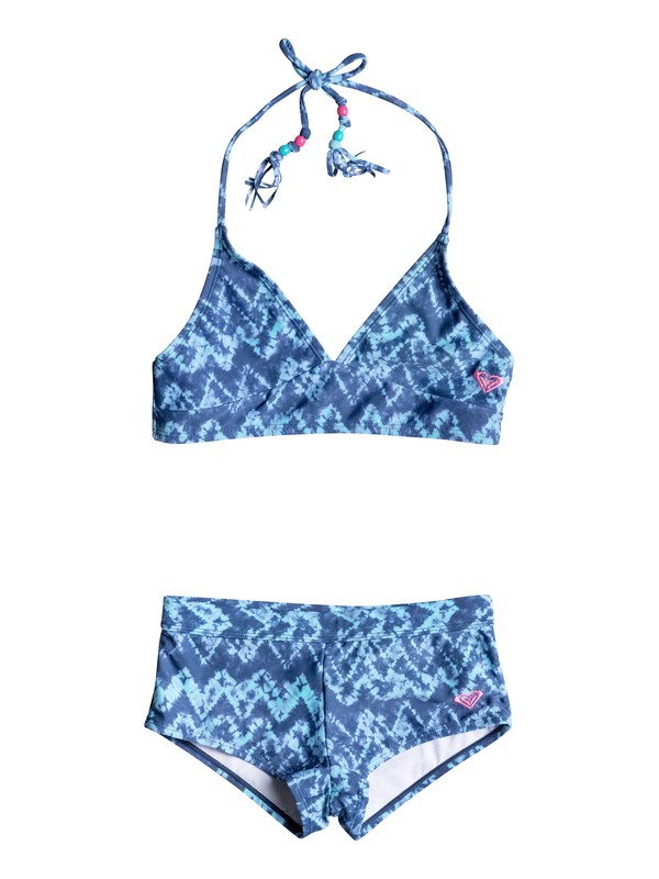 roxy, Girls 7-14 Summer Escape Triangle Set, Moroccan Blue (bsg0) 0 Girls 7-14 Summer Escape Triangle Set RRM68597 Roxy