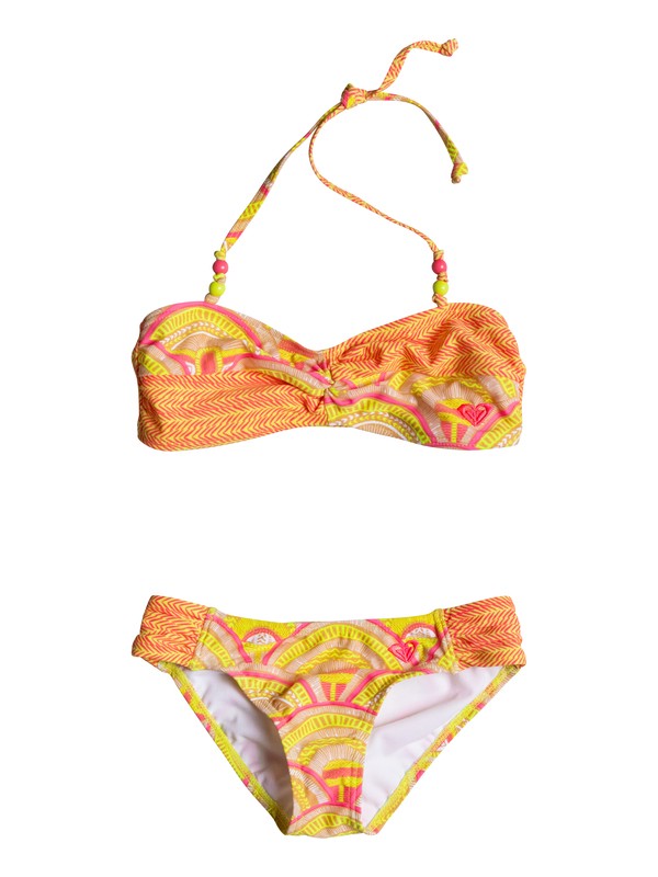 roxy, Girls 7-14 Sunrise Summer Bandeau Set, Yellow Cream (yfk0) 0 Girls 7-14 Sunrise Summer Bandeau Set RRM68857 Roxy