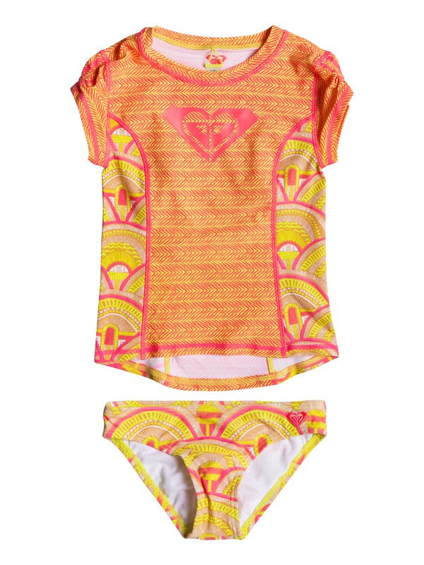 roxy, Girls 2-6 Sunrise Summer Bandana Set, Yellow Cream (yfk0) 0 Girls 2-6 Sunrise Summer Bandana Set RRM68956 Roxy