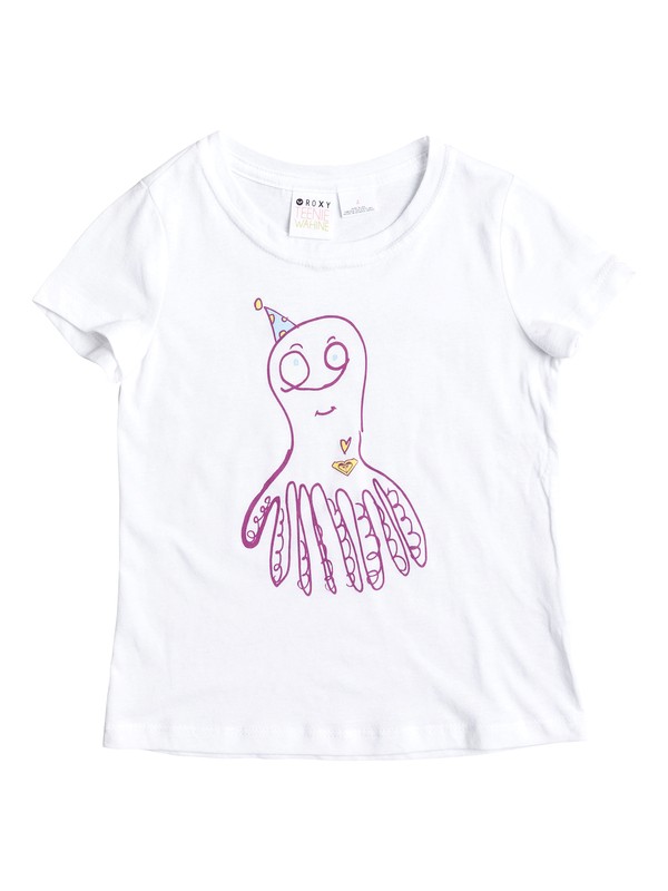 Girl's Octopus Crew Neck Tee RRS51126 0 Girl's 2-6 Octopus Crew Neck Tee RRS51126 Roxy