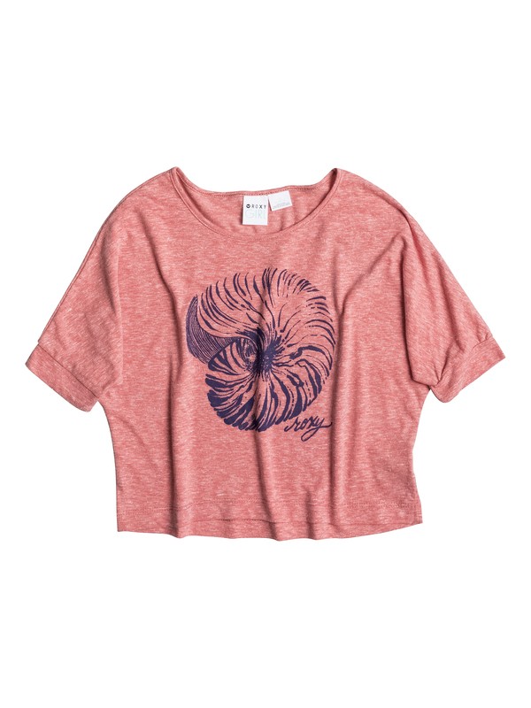 roxy, Girl's 7-14 Natilus Doleman Tee, Molten Lava (nqa0) 0 Girl's 7-14 Natilus Doleman Tee RRS51187 Roxy