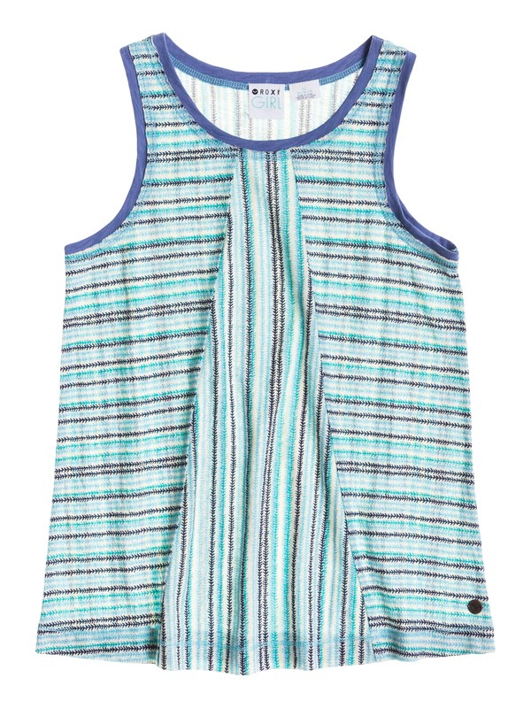 roxy, Girl's 7-14 Mixer Top, Sky Blue-6 (bgc6) 0 Girl's 7-14 Mixer Top RRS51407 Roxy