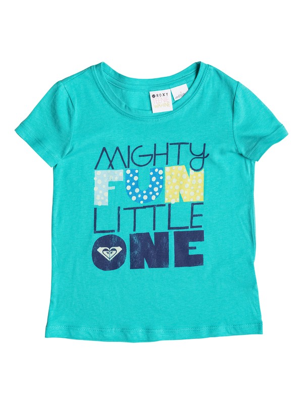 roxy, Girl's 2-6 Mighty Fun Tee, Baltic (blk0) 0 Girl's 2-6 Mighty Fun Tee RRS51546 Roxy