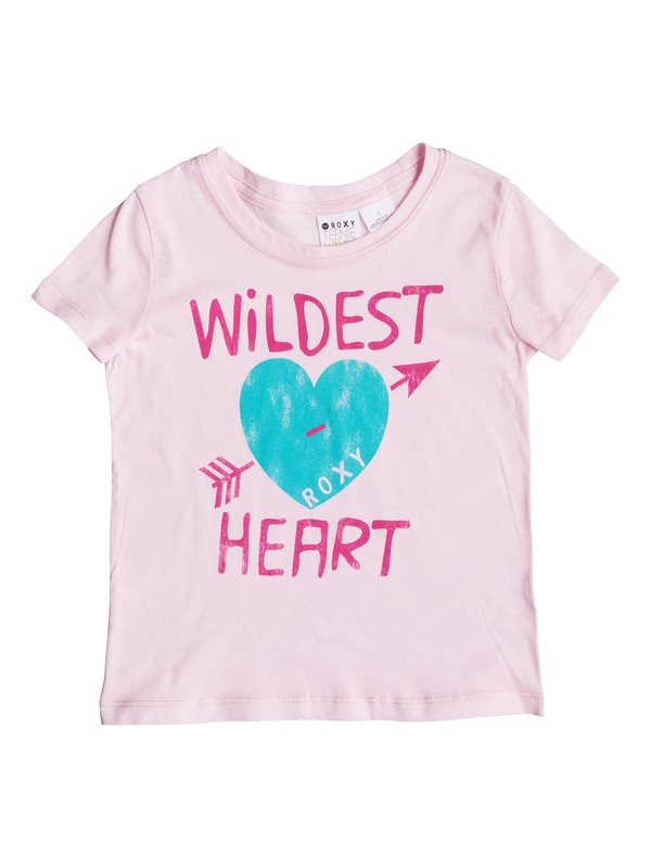 roxy, Camiseta Palm Dots - Niñas 2 -6, Pink Mist - Solid (mdz0) 0 Camiseta Palm Dots - Niñas 2 -6 RRS51586 Roxy