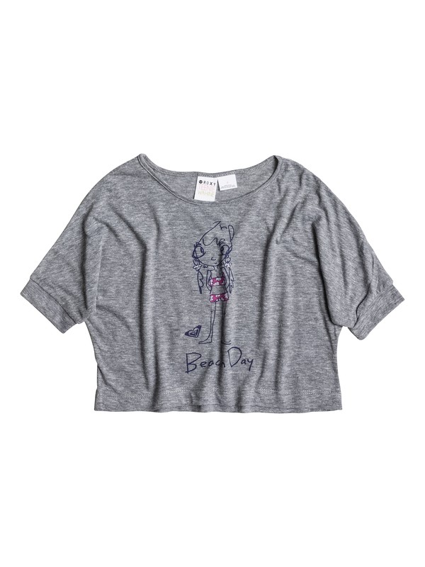 Girl's Beach Day Dolman Tee RRS51616 0 Girl's 2-6 Beach Day Dolman Tee RRS51616 Roxy