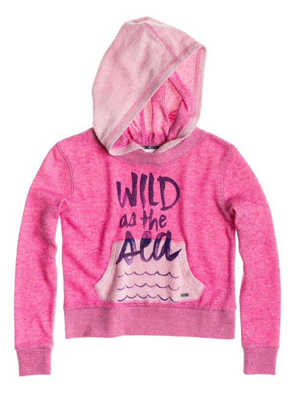 roxy, Girl's 7-14 Wild As The Sea Hoodie, Very Berry - Heather (mmwh) 0 Girl's 7-14 Wild As The Sea Hoodie RRS52057 Roxy