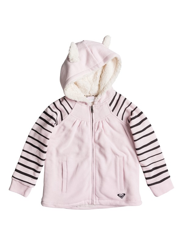 roxy, Girl's 2-6 Safari Novelty Hoodie, Pink Mist - Solid (mdz0) 0 Girl's 2-6 Safari Novelty Hoodie RRS52166 Roxy